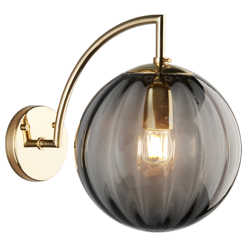 Бра Hector Sconce Gray Глянцевое золото Серый Бра Hector Sconce Gray Глянцевое золото Серый в Тюмени | Loft Concept