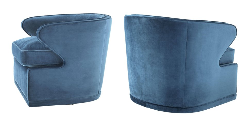 Кресло Eichholtz Chair Dorset Blue Кресло Eichholtz Chair Dorset Blue - Loft-Concept в Тюмени