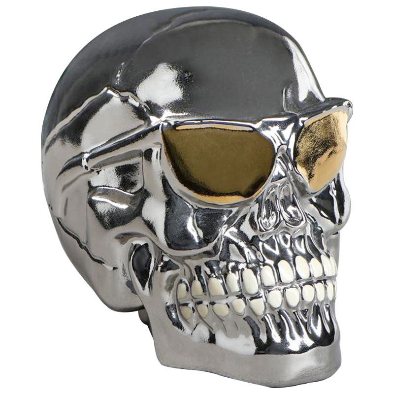 Статуэтка Silver Skull Серебряный Статуэтка Silver Skull Серебряный в Тюмени | Loft Concept