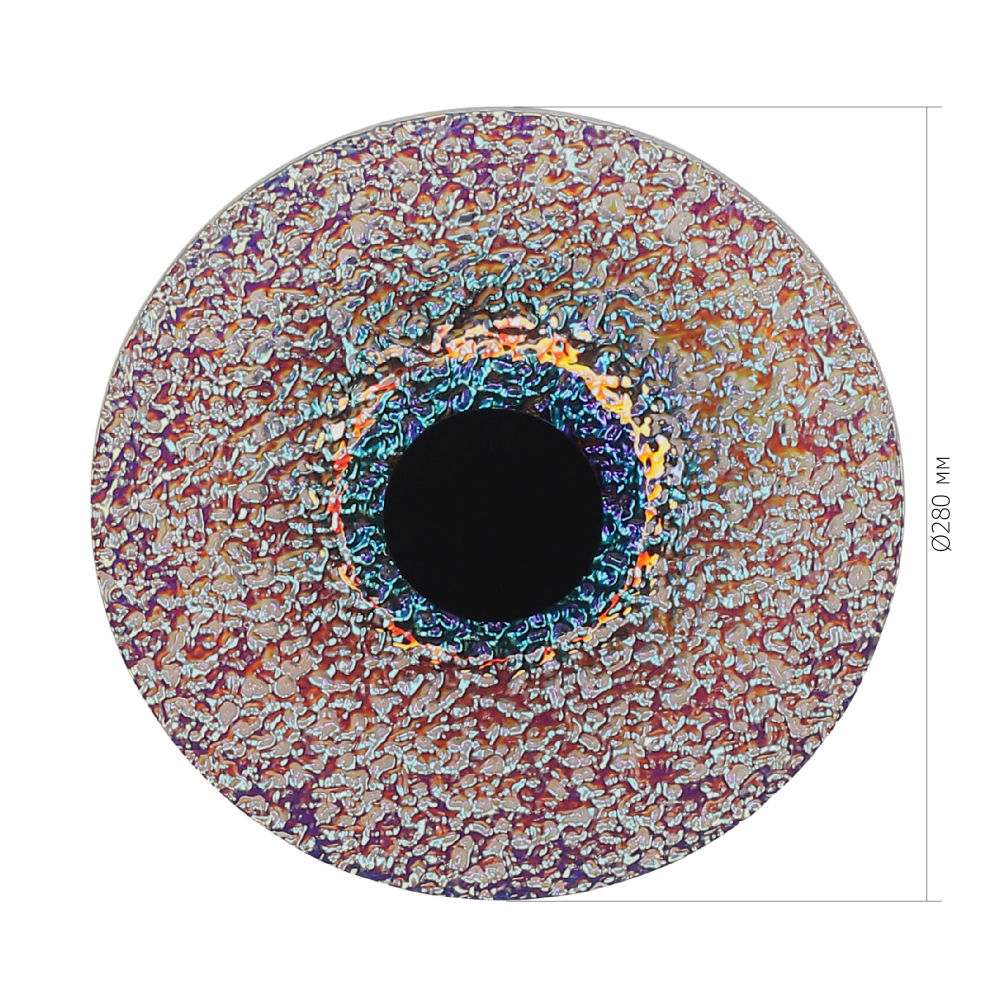 Бра круглое стеклянное с морозным эффектом Heterochromia в Тюмени