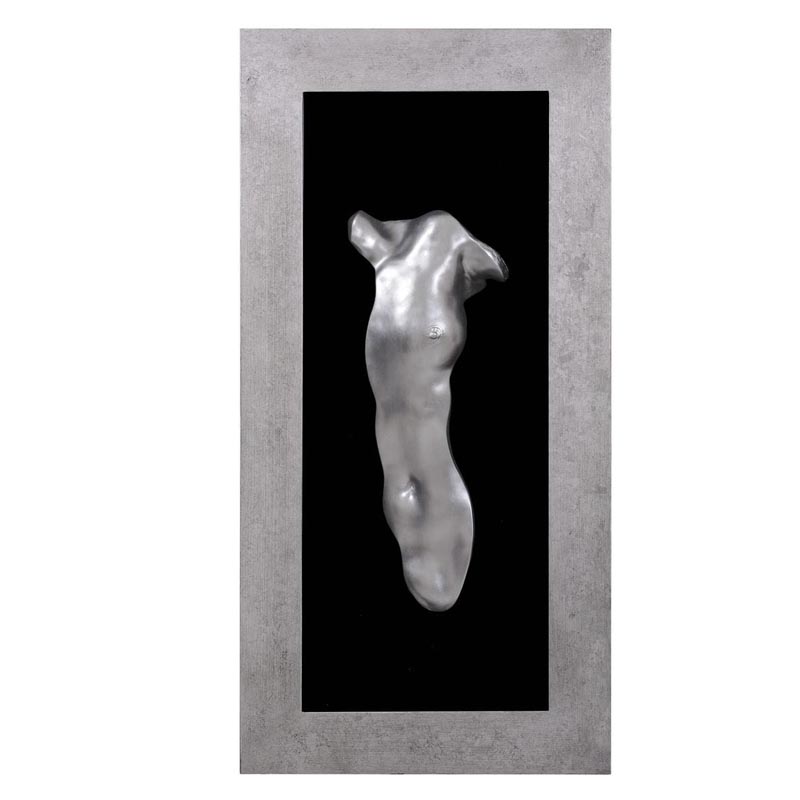 Панно Human Torso Woman II Серебряный Черный Панно Human Torso Woman II Серебряный Черный в Тюмени | Loft Concept