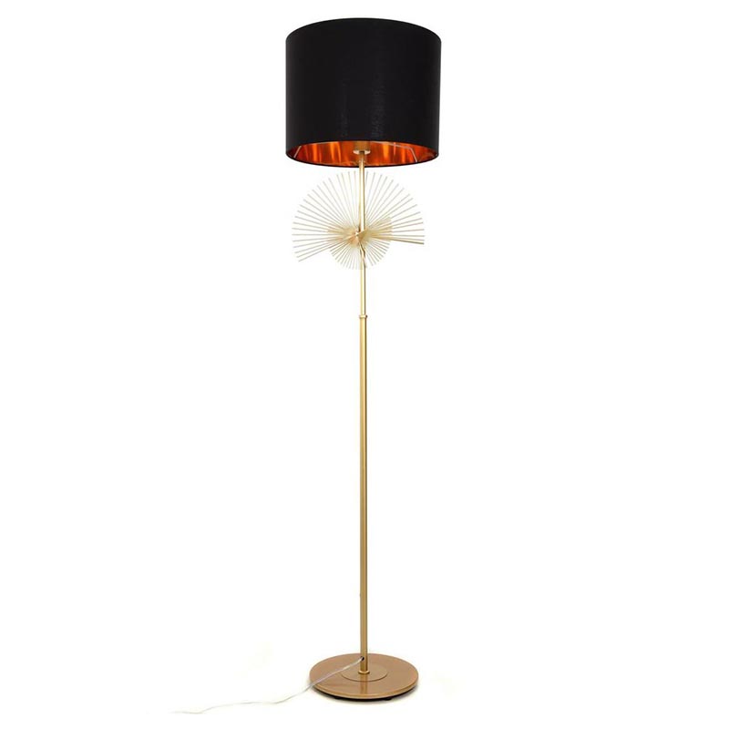 Торшер Genoveva Floor lamp black Черный Золотой Торшер Genoveva Floor lamp black Черный Золотой в Тюмени | Loft Concept