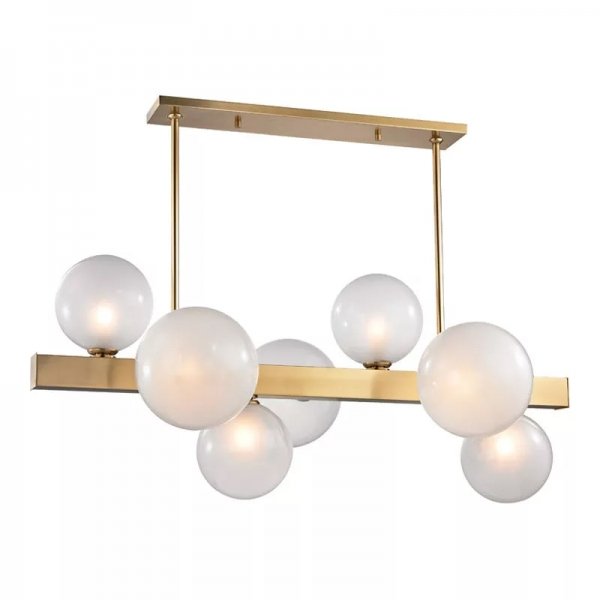 Люстра Hinsdale 8717-AGB Island Light Латунь Черный Люстра Hinsdale 8717-AGB Island Light Латунь Черный в Тюмени | Loft Concept