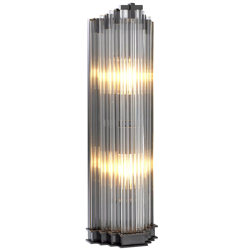 Бра Eichholtz Wall Lamp Harrod Темная бронза Прозрачное Стекло в Тюмени | Loft Concept 