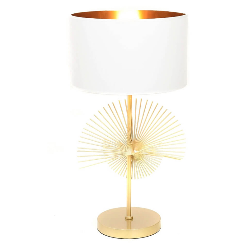 Настольная лампа Genoveva Table lamp white Белый Золотой Настольная лампа Genoveva Table lamp white Белый Золотой в Тюмени | Loft Concept