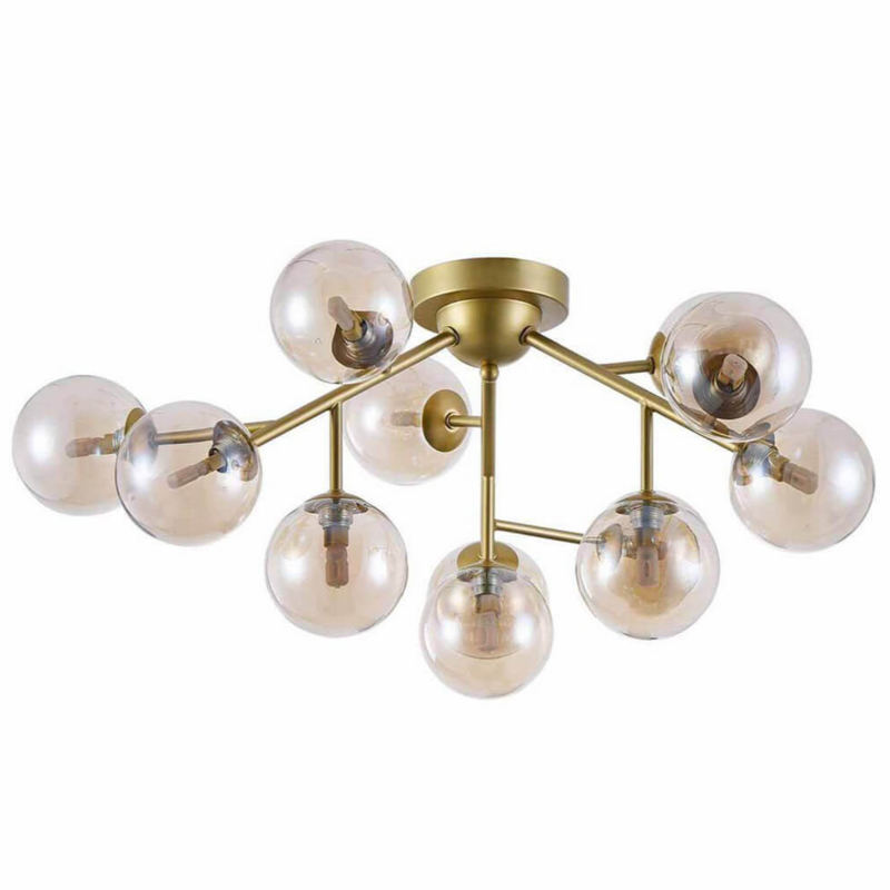 Потолочный Светильник Berries Chandelier Amber 60 матовое золото Янтарь (Amber) Потолочный Светильник Berries Chandelier Amber 60 матовое золото Янтарь (Amber) в Тюмени | Loft Concept
