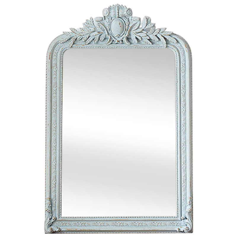 Зеркало Polastron Mirror Pastel Blue Винтажный голубой Зеркало Polastron Mirror Pastel Blue Винтажный голубой в Тюмени | Loft Concept