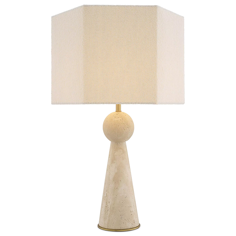 Настольная лампа Eichholtz Table Lamp Novak Белый Бежевый Настольная лампа Eichholtz Table Lamp Novak Белый Бежевый в Тюмени | Loft Concept
