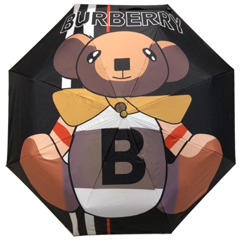 Зонт раскладной BURBERRY дизайн 008 Черный цвет Черный Коричневый Зонт раскладной BURBERRY дизайн 008 Черный цвет Черный Коричневый в Тюмени | Loft Concept