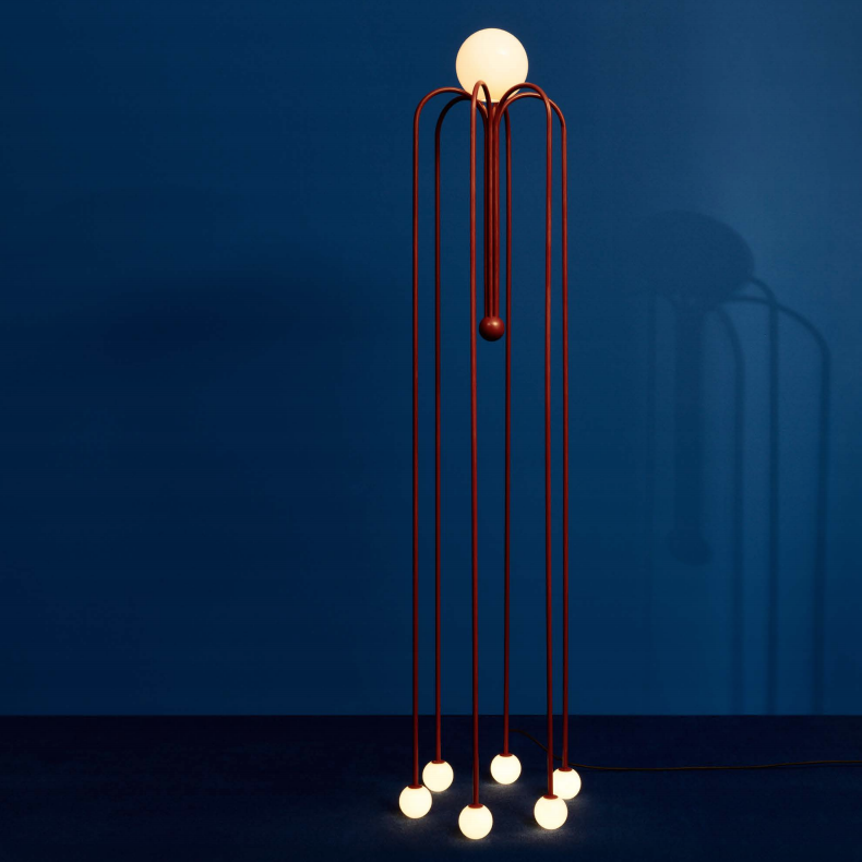 Торшер Michael Anastassiades Fontana Amorosa Bellagio Красный Белый Торшер Michael Anastassiades Fontana Amorosa Bellagio Красный Белый в Тюмени | Loft Concept