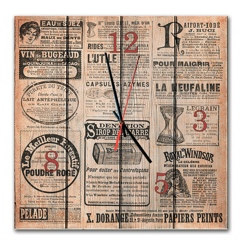 Часы OLD NEWSPAPER Часы OLD NEWSPAPER в Тюмени | Loft Concept