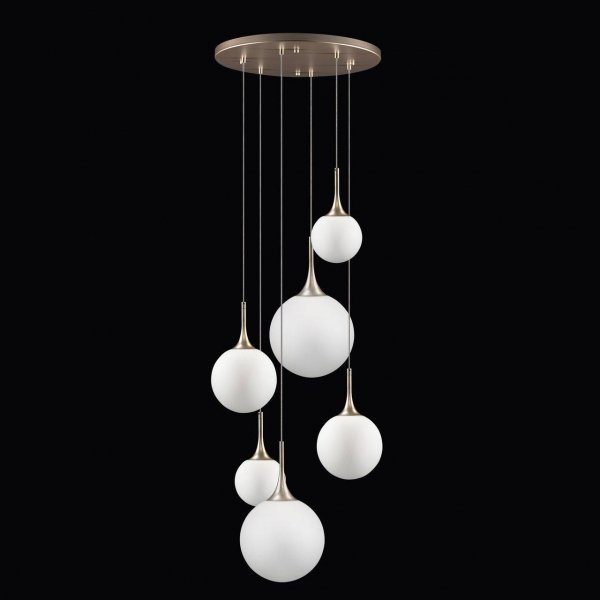 Люстра Whitley Chandelier Round 6 Глянцевое золото Люстра Whitley Chandelier Round 6 Глянцевое золото в Тюмени | Loft Concept
