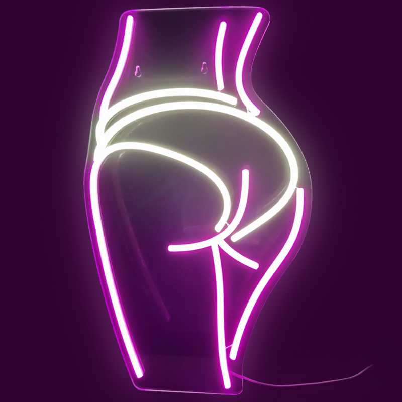 Неоновая настенная лампа Intrigue Neon Wall Lamp Лиловый Желтый Неоновая настенная лампа Intrigue Neon Wall Lamp Лиловый Желтый в Тюмени | Loft Concept