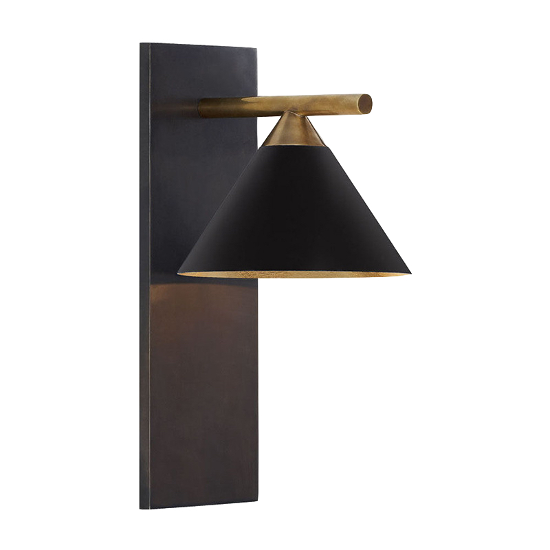 Бра CLEO SCONCE wall lamp Black Латунь Черный в Тюмени | Loft Concept 