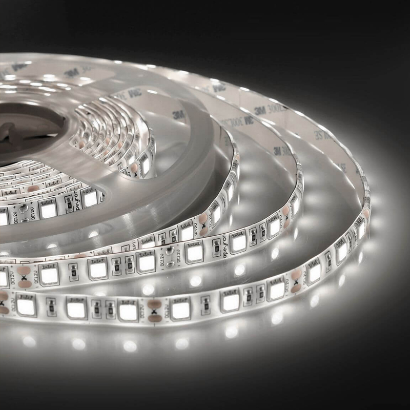 Светодиодная влагозащищенная лента 60Led/m 5050SMD дневной белый 5M Белый Светодиодная влагозащищенная лента 60Led/m 5050SMD дневной белый 5M Белый в Тюмени | Loft Concept