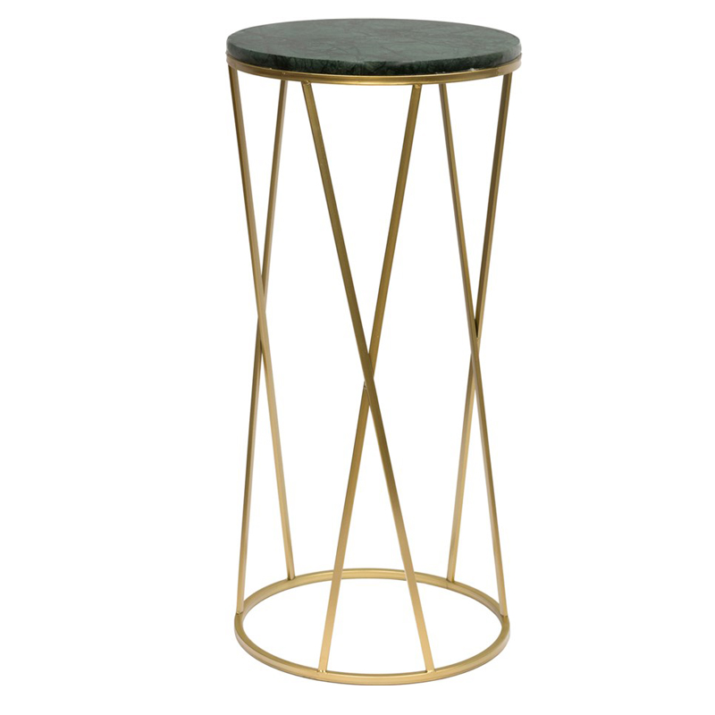 Подставка Geometry Stand Marble зеленый мрамор Малахит (зеленый) Золотой Подставка Geometry Stand Marble зеленый мрамор Малахит (зеленый) Золотой в Тюмени | Loft Concept