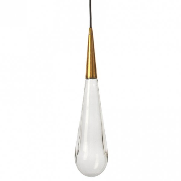 Подвесной светильник Pour Lights by Design Haus Liberty Латунь Прозрачный Подвесной светильник Pour Lights by Design Haus Liberty Латунь Прозрачный в Тюмени | Loft Concept