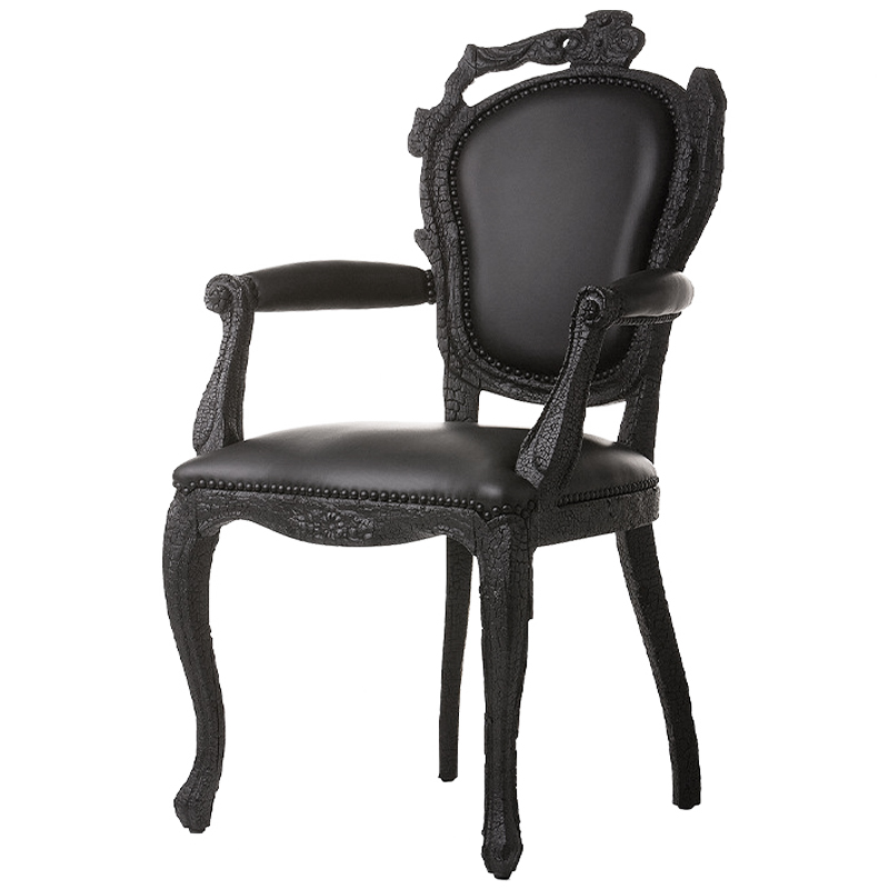 Дизайнерское Полукресло Moooi Smoke Dining Chair обугленный эффект Черный Дизайнерское Полукресло Moooi Smoke Dining Chair обугленный эффект Черный в Тюмени | Loft Concept