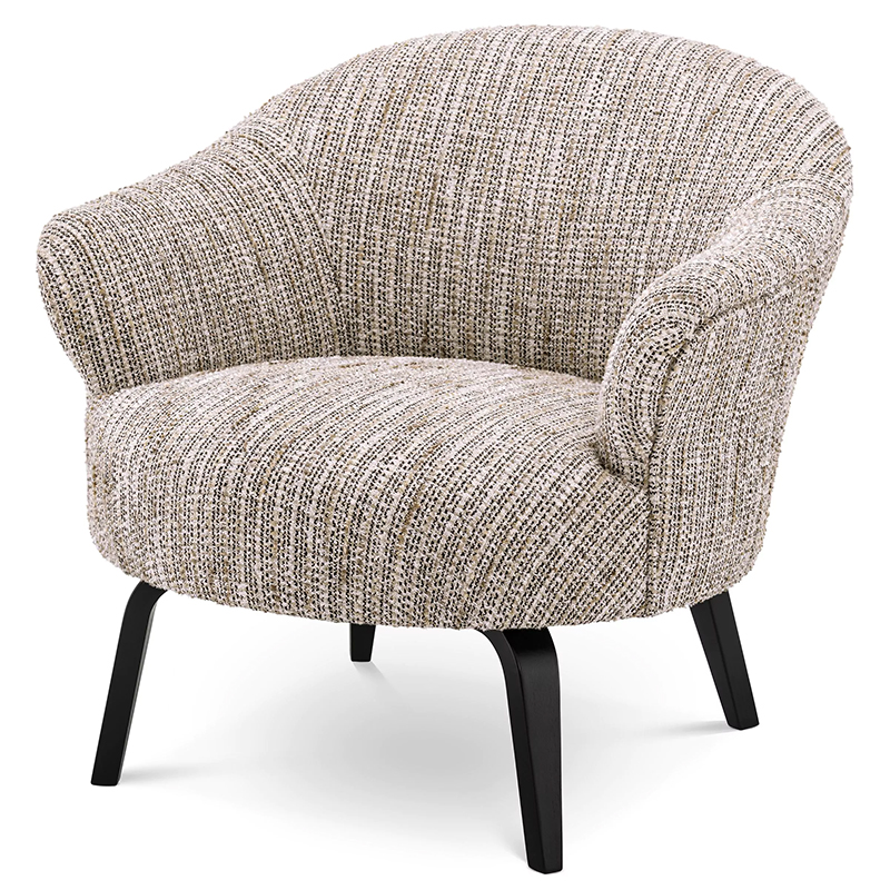 Кресло Eichholtz Chair Moretti Бежево-серый Черный Бежево-серый Черный Кресло Eichholtz Chair Moretti Бежево-серый Черный Бежево-серый Черный в Тюмени | Loft Concept