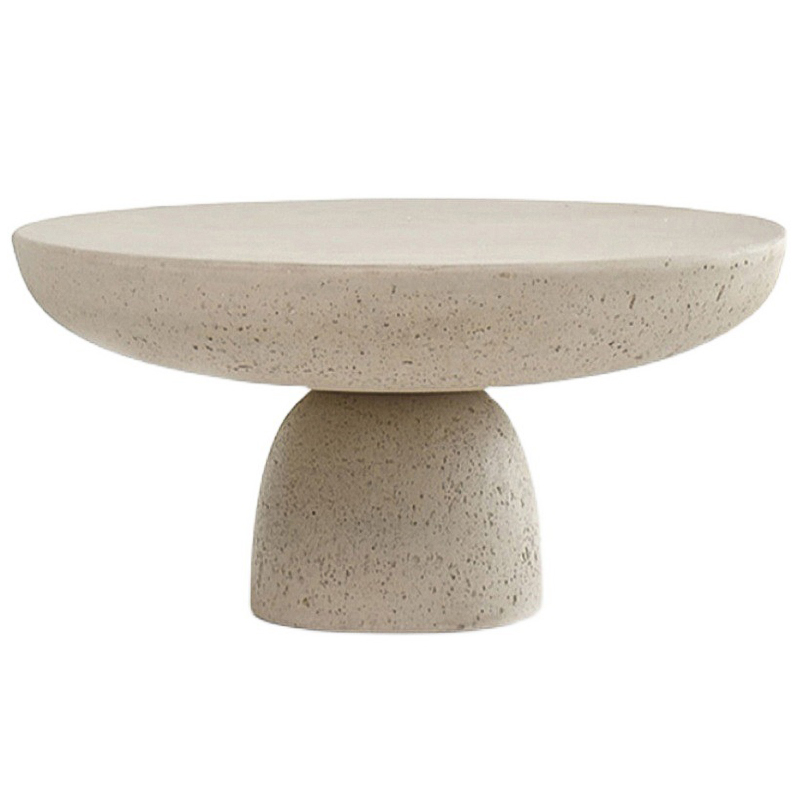 Кофейный стол Tori Travertine Stand Coffee Table Бежевый Кофейный стол Tori Travertine Stand Coffee Table Бежевый в Тюмени | Loft Concept