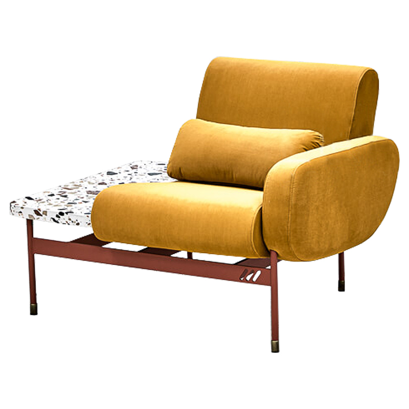 Кресло Mustard and Terrazzo Chair Горчичный Мульти Кресло Mustard and Terrazzo Chair Горчичный Мульти в Тюмени | Loft Concept