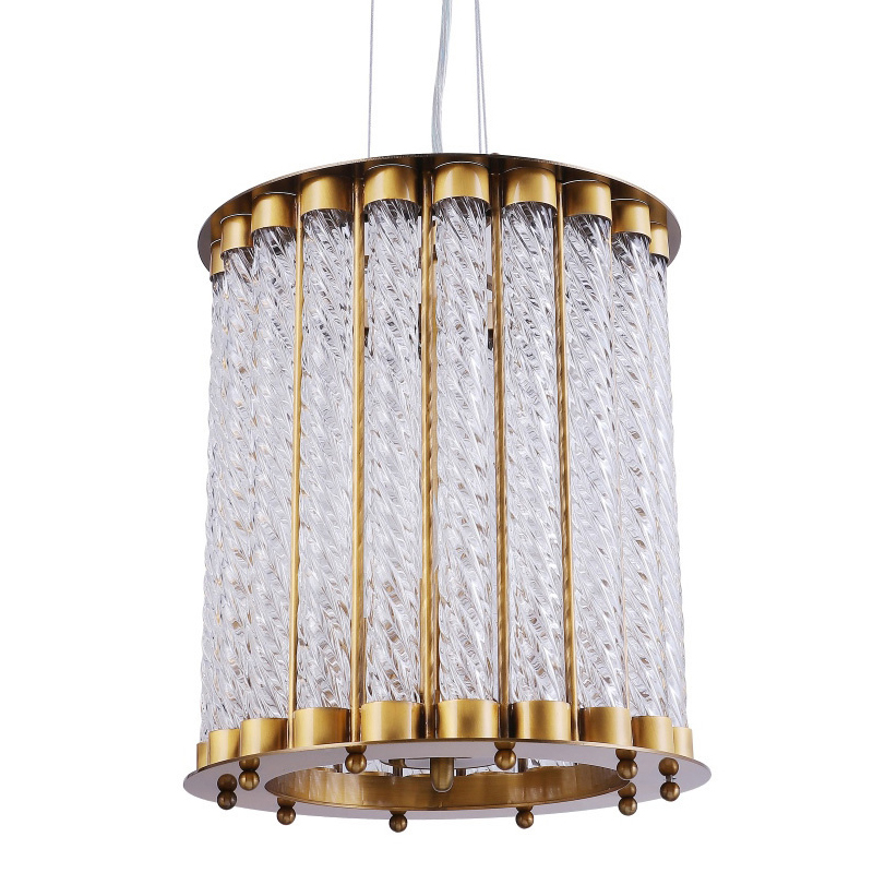Люстра Lantern Tiziano Chandelier bronze D25 Бронза Прозрачное Стекло Люстра Lantern Tiziano Chandelier bronze D25 Бронза Прозрачное Стекло в Тюмени | Loft Concept