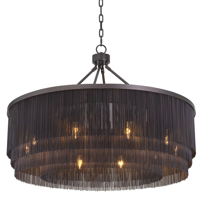 Люстра Eichholtz Chandelier Tissot L Темная бронза Люстра Eichholtz Chandelier Tissot L Темная бронза в Тюмени | Loft Concept