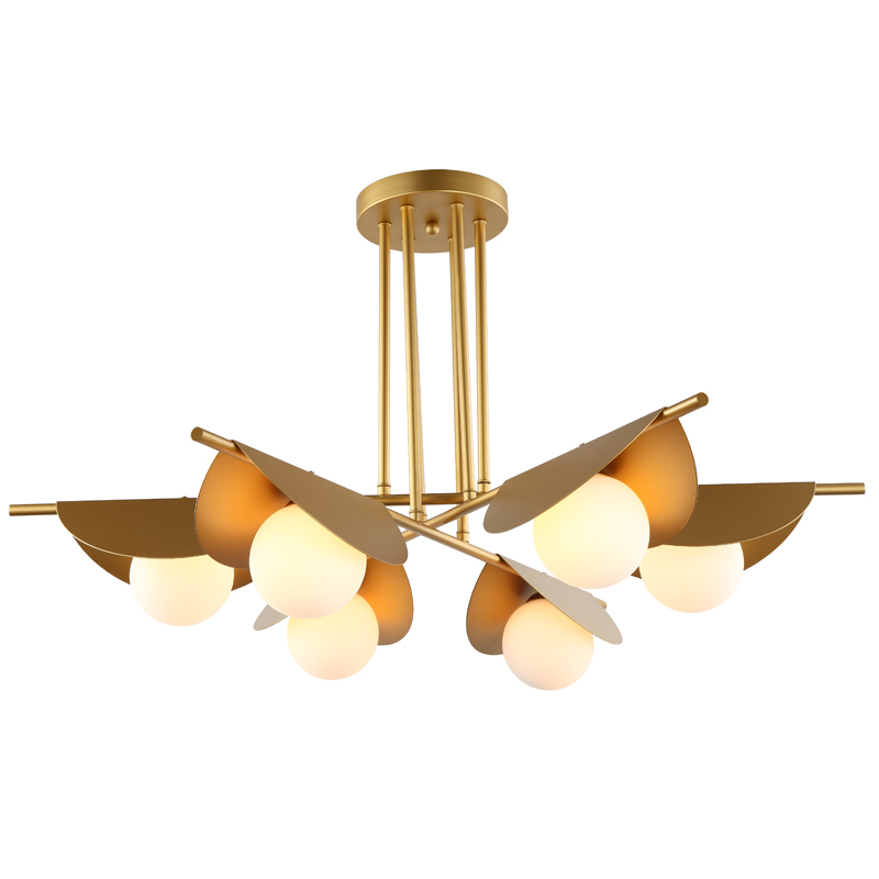 Люстра Pascal Chandelier Золотой Белый Люстра Pascal Chandelier Золотой Белый в Тюмени | Loft Concept