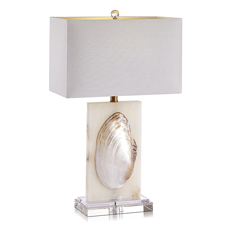 Настольная лампа Mother of Pearl Sink Перламутровый Белый Настольная лампа Mother of Pearl Sink Перламутровый Белый в Тюмени | Loft Concept