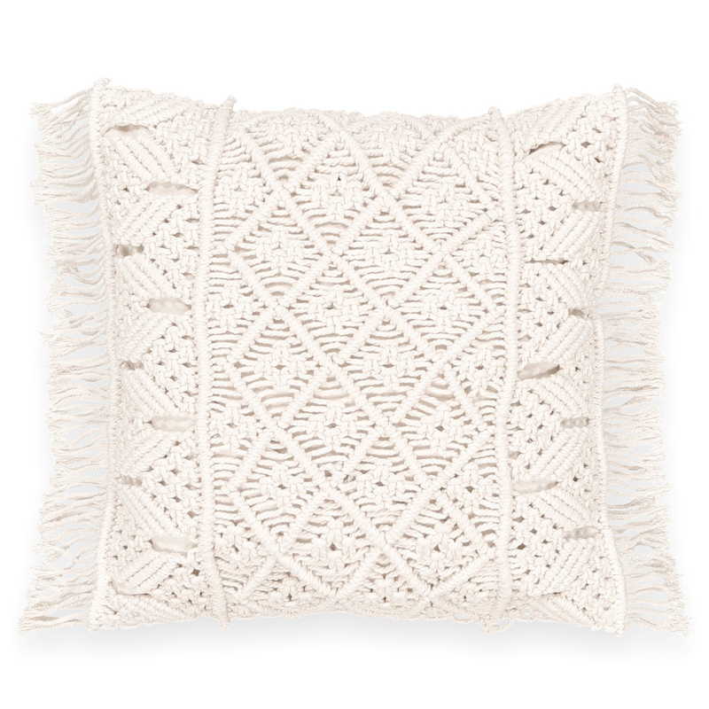 Подушка Macrame Молочный Подушка Macrame Молочный в Тюмени | Loft Concept