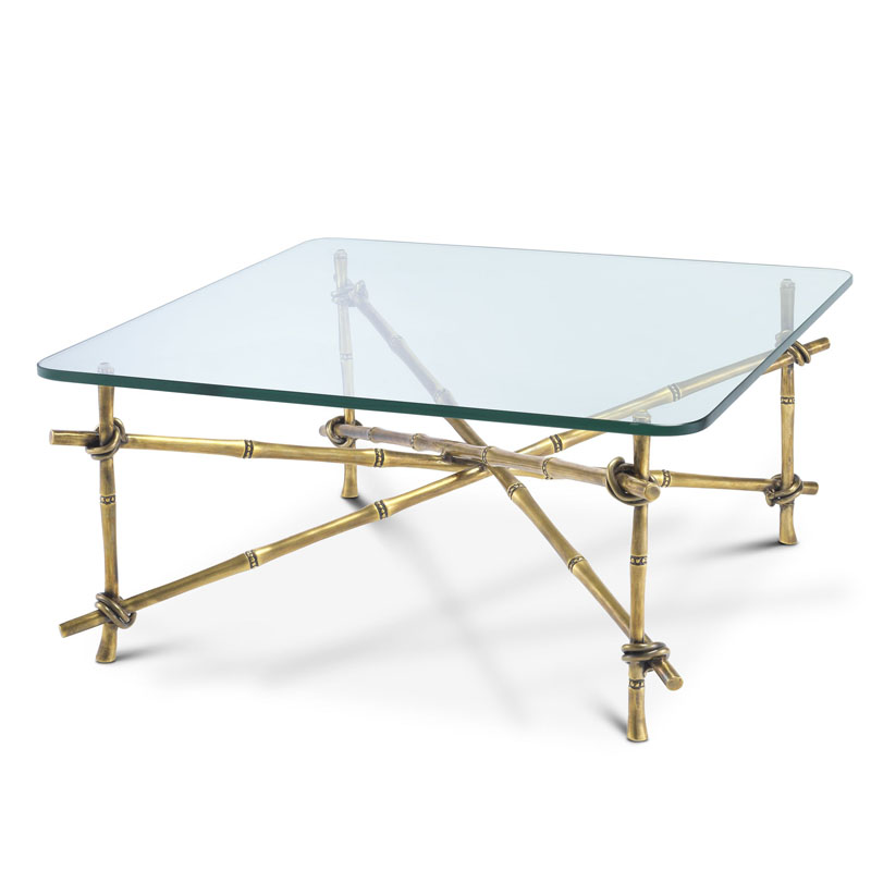 Кофейный стол Eichholtz COFFEE TABLE KAHALA Винтажная латунь Кофейный стол Eichholtz COFFEE TABLE KAHALA Винтажная латунь в Тюмени | Loft Concept