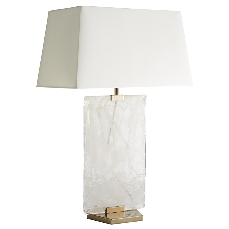 Дизайнерская настольная лампа MADDOX LAMP Белый Коричневый Дизайнерская настольная лампа MADDOX LAMP Белый Коричневый в Тюмени | Loft Concept