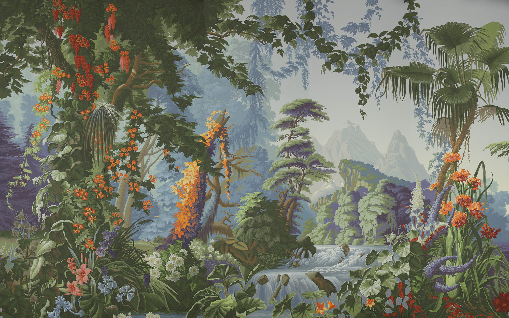 Обои ручная роспись L'Eden Eden on scenic paper Обои ручная роспись L'Eden Eden on scenic paper - постер Loft-Concept в Тюмени