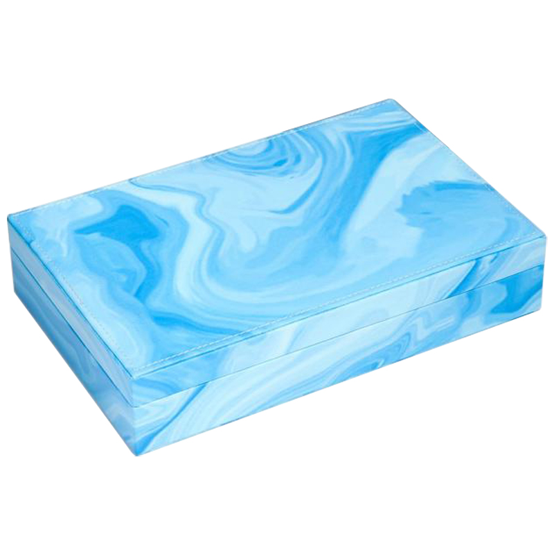 Шкатулка Marble Pattern Box blue Голубой Шкатулка Marble Pattern Box blue Голубой в Тюмени | Loft Concept
