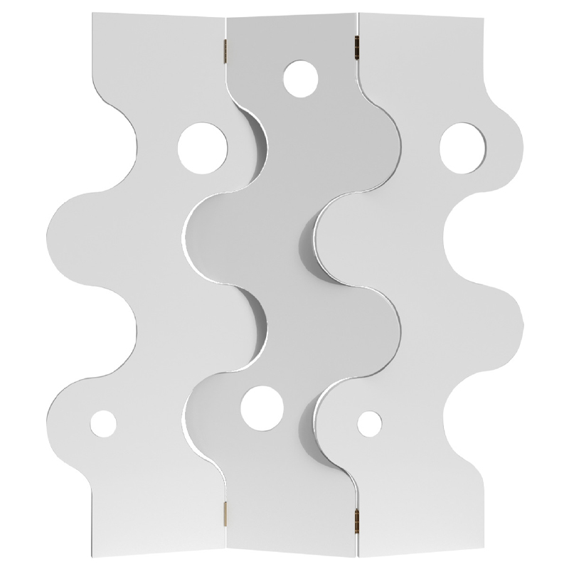 Ширма Loani Curved Screen for Room White Белый Ширма Loani Curved Screen for Room White Белый в Тюмени | Loft Concept