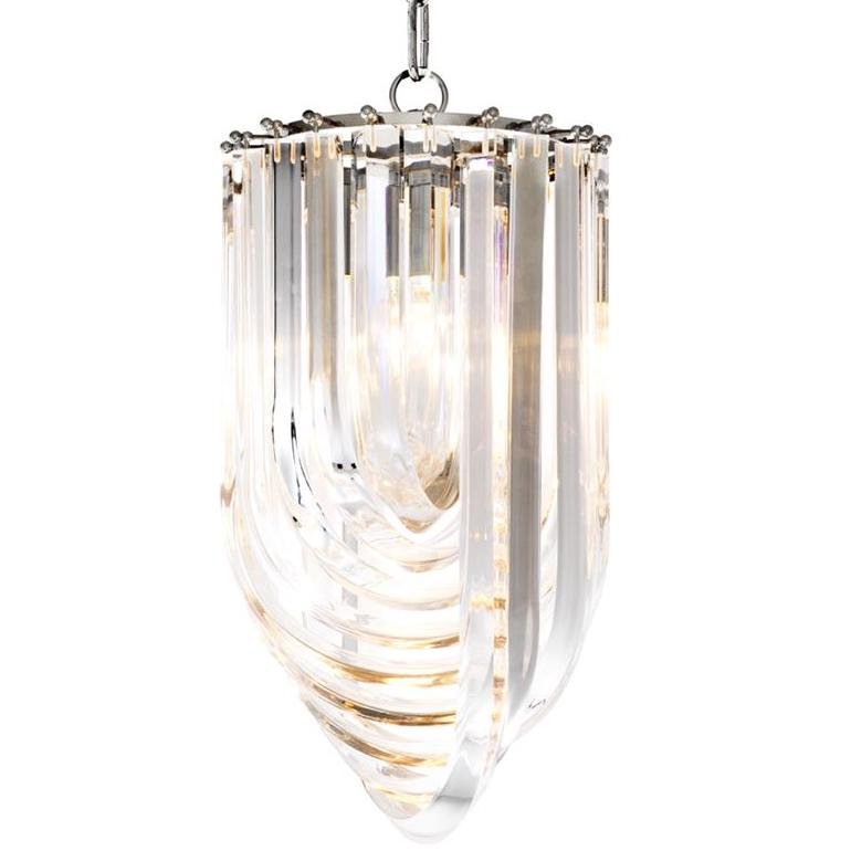 Люстра Chandelier Murano Clear 25 Прозрачный (Transparent) Никель Люстра Chandelier Murano Clear 25 Прозрачный (Transparent) Никель в Тюмени | Loft Concept