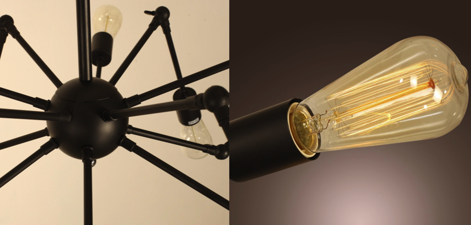 Люстра Loft Industrial Sputnik Chandelier Spider Люстра Loft Industrial Sputnik Chandelier Spider - Loft-Concept в Тюмени