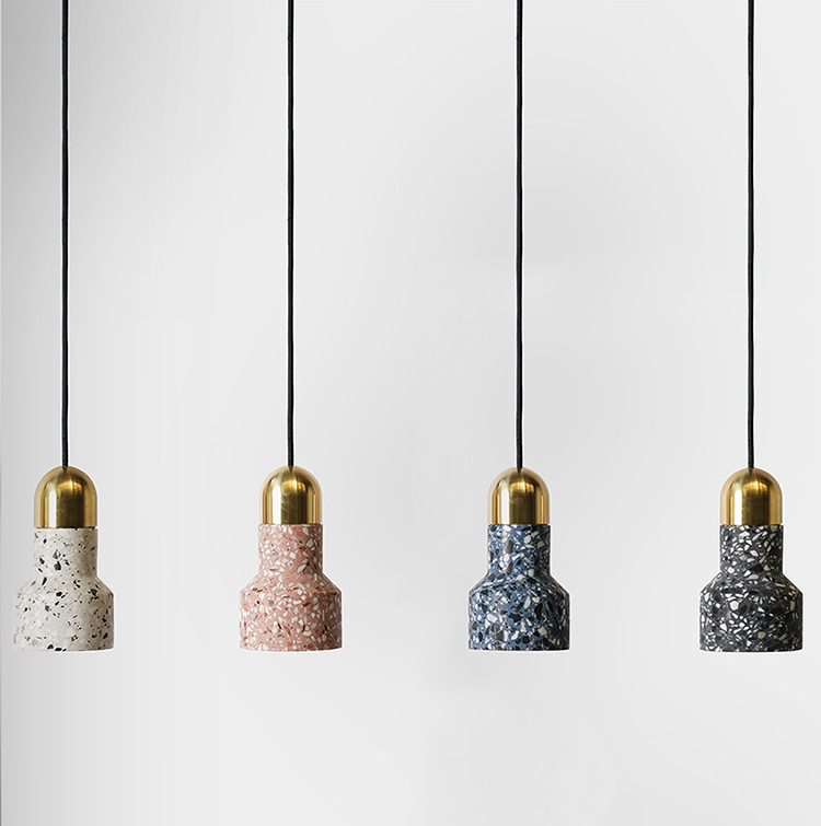 Подвесной светильник Terrazzo Light Белый Розовый пастельный Синий Графитовый Золотой Подвесной светильник Terrazzo Light Белый Розовый пастельный Синий Графитовый Золотой в Тюмени | Loft Concept