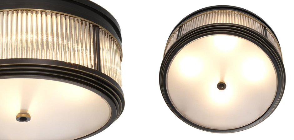 Потолочный светильник Ceiling Lamp Rousseau Bronze Потолочный светильник Ceiling Lamp Rousseau Bronze - Loft-Concept в Тюмени