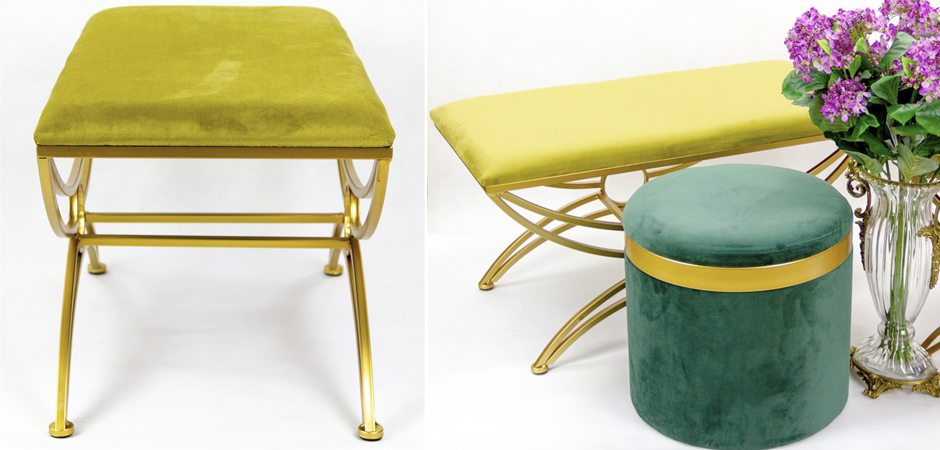 Пуф Art Deco Shapes Yellow Пуф Art Deco Shapes Yellow - Loft-Concept в Тюмени