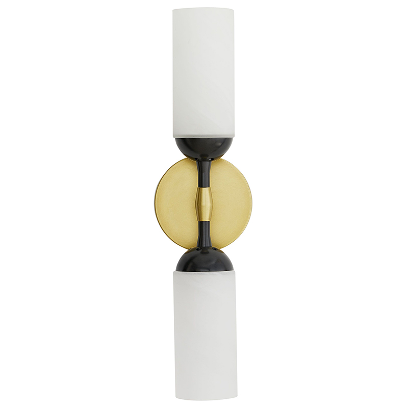 Бра Arteriors EMMETT SCONCE Черный Белый Латунь Бра Arteriors EMMETT SCONCE Черный Белый Латунь в Тюмени | Loft Concept