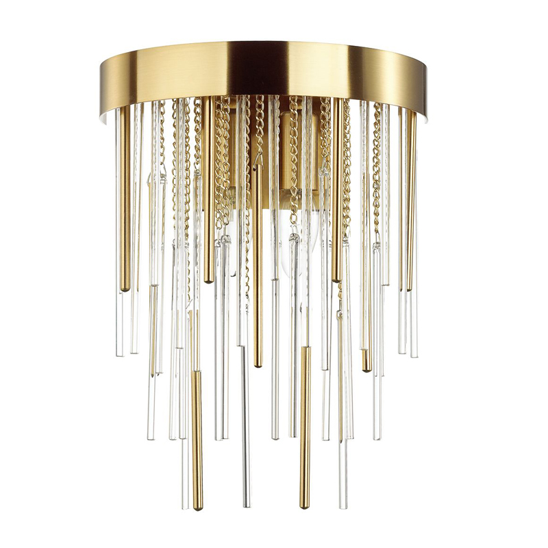 Настенный светильник Luxury Gold & Glass Stripes Золотой Настенный светильник Luxury Gold & Glass Stripes Золотой в Тюмени | Loft Concept