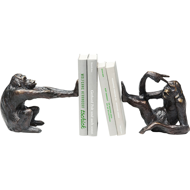 Держатель для книг Funny Monkeys Черный Держатель для книг Funny Monkeys Черный в Тюмени | Loft Concept