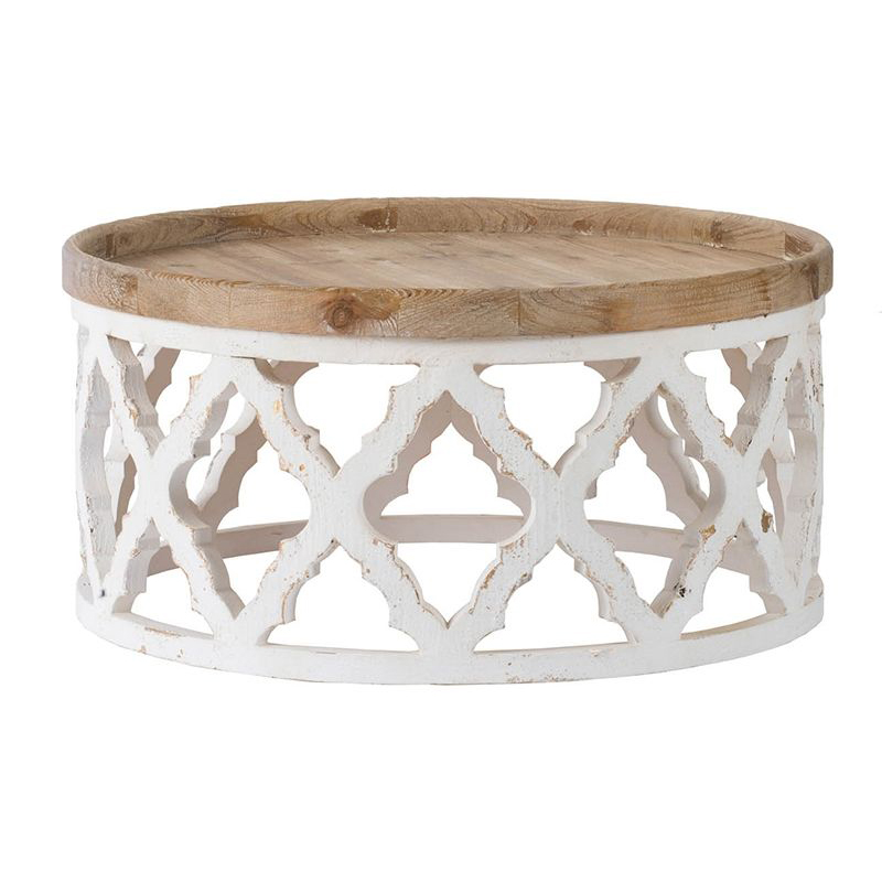 Приставной стол низкий Panfilu Wooden Side Table Белый Приставной стол низкий Panfilu Wooden Side Table Белый в Тюмени | Loft Concept