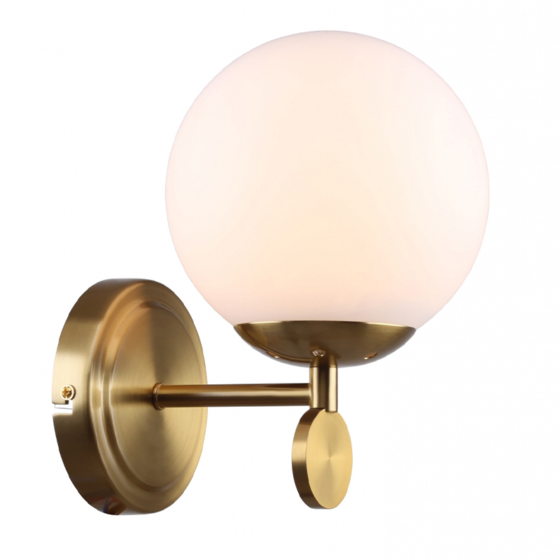 Бра Kyran Wall Lamp Bronze Бронза Белый Бра Kyran Wall Lamp Bronze Бронза Белый в Тюмени | Loft Concept