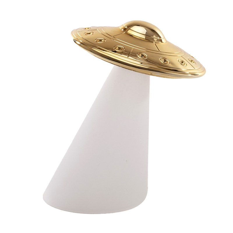 Настольная лампа Seletti Roswell Белый Золотой Настольная лампа Seletti Roswell Белый Золотой в Тюмени | Loft Concept