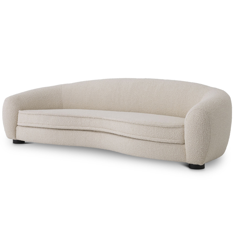 Диван Eichholtz Sofa Freud Boucle cream Кремовый Черный Диван Eichholtz Sofa Freud Boucle cream Кремовый Черный в Тюмени | Loft Concept