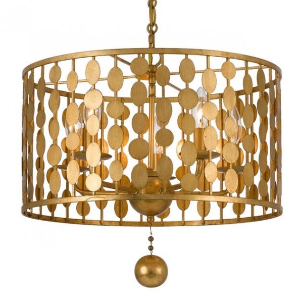 Люстра Crystorama Lighting Group Layla Light Латунь Люстра Crystorama Lighting Group Layla Light Латунь в Тюмени | Loft Concept