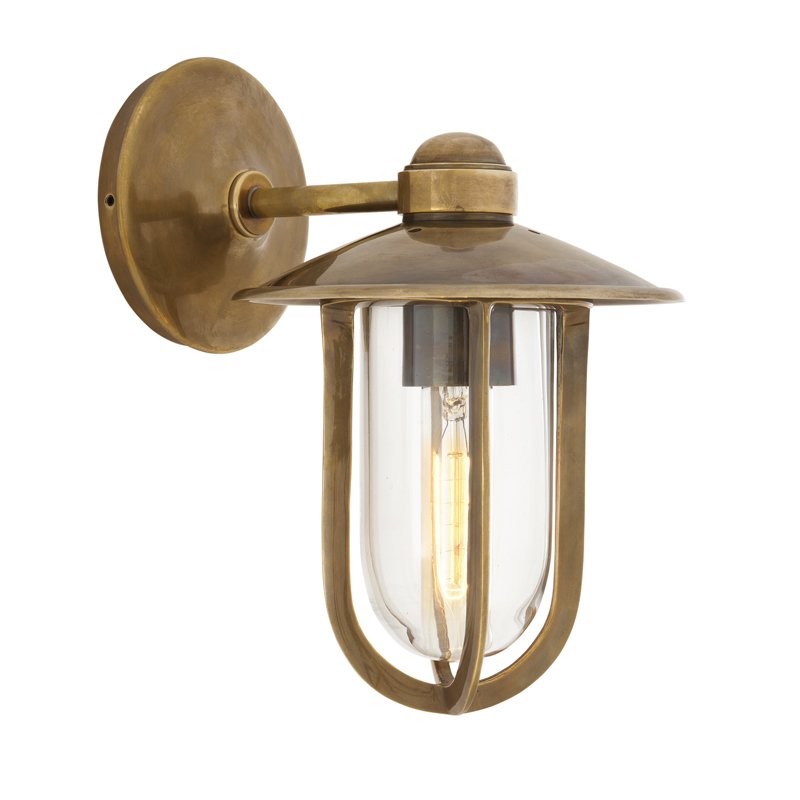 Бра Eichholtz Wall Lamp Seg Harbour Brass Латунь Античная полированная Прозрачное Стекло Бра Eichholtz Wall Lamp Seg Harbour Brass Латунь Античная полированная Прозрачное Стекло в Тюмени | Loft Concept