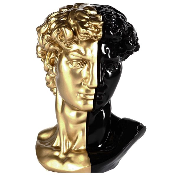 Аксессуар голова Давида Black & Gold Черный Золотой Аксессуар голова Давида Black & Gold Черный Золотой в Тюмени | Loft Concept